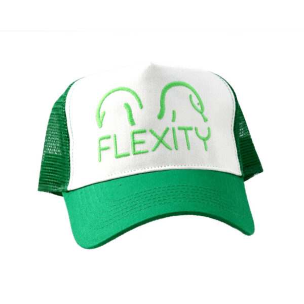 Flexity sapka zöld felirattal