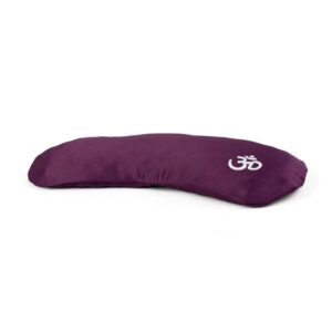 Bodhi Yoga Bodhi meditációs szempárna OM bio levendulával 23 cm Szín: Padlizsán