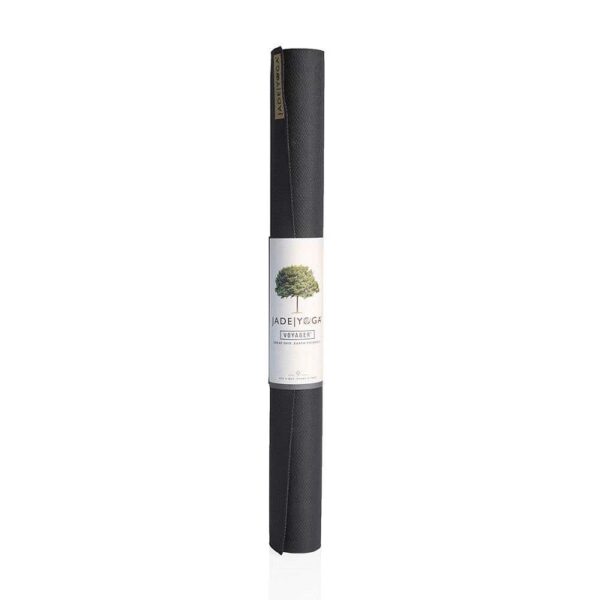 Jade Yoga JADE Voyager extra vékony gumiszőnyeg 173 x 61 cm x 1,6 mm Szín: Fekete