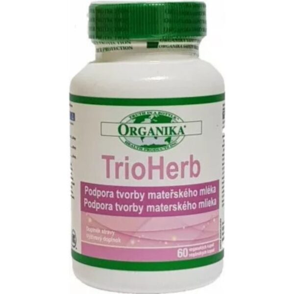 ORGANIKA ORGANIC TrioHerb - tejtermelés, szoptatás és szoptatás támogatása, 60 kapszula