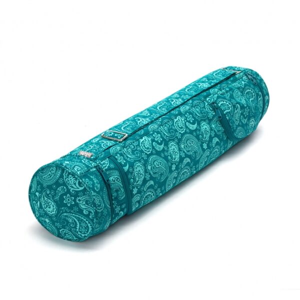 Bodhi Yoga Táska jógához Bodhi Maharaja pamut Paisley petróleum Hossz: 70 cm
