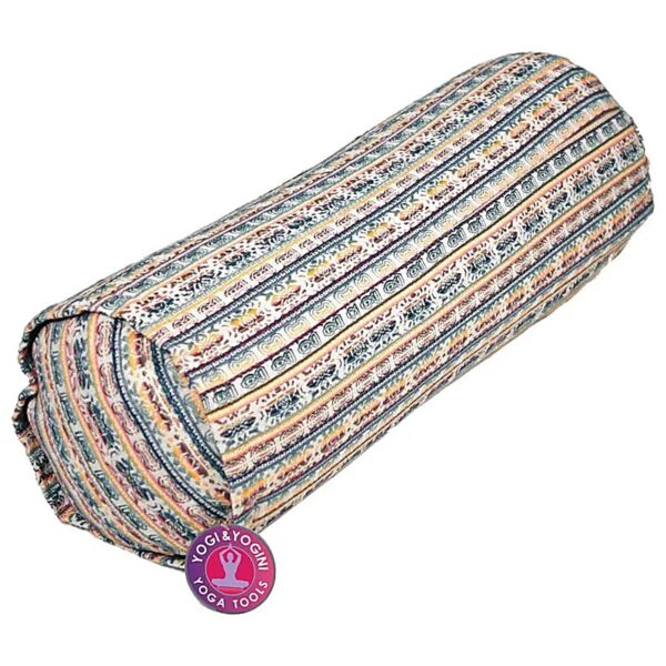 Phoenix Import Yogi & Yogini Bolster mintás 100% hajdina pamut 60 x 16 cm Típus: Rainbow