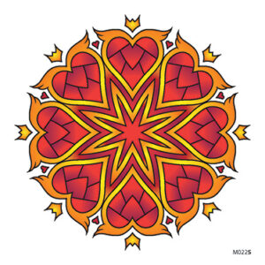 Napos mandala Mandala matrica Heart - Sunseal Átmérő: 24 cm