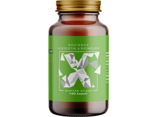 BrainMax Quercetin és Bromelain - 100 kapszula