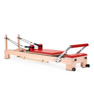 Elina Pilates Wooden Reformer Lignum 242 cm Szín: Piros