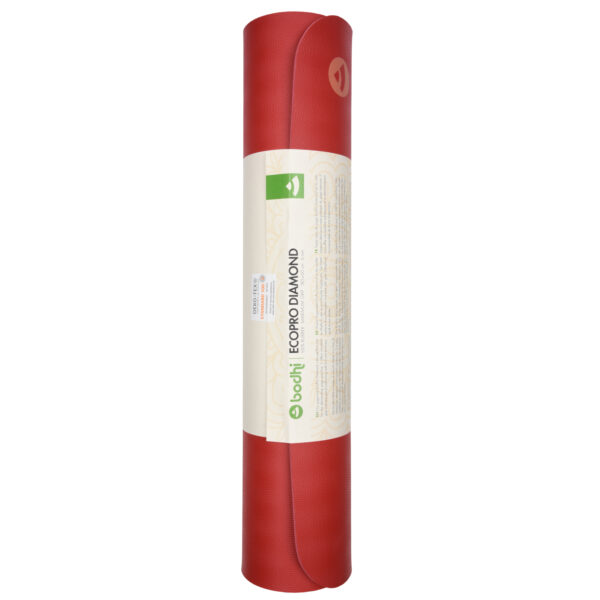 Bodhi Yoga Bodhi Ecopro Diamond Yoga Mat jóga szőnyeg 185 x 60 cm 6 mm Szín: Piros