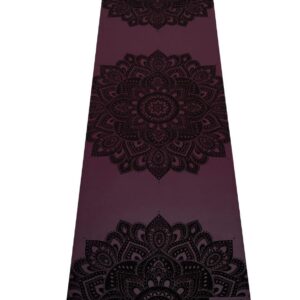 Yoga Design Lab the Infinity Mat Mandala Burgundy jógaszőnyeg 5 mm hordszíjjal