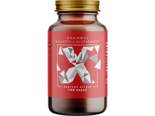 BrainMax S-acetil-L- glutation kapszula 100 mg - 100