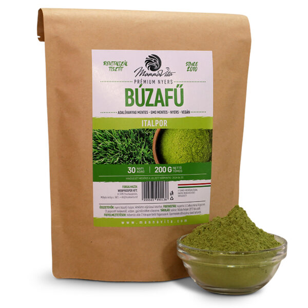 Mannavita nyers Búzafű italpor, 200g (3 darabos csomag)