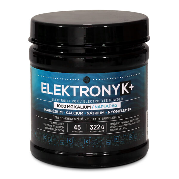 ElektronyK+ elektrolit italpor 1000mg Kálium / napi adag, 346g (2x)