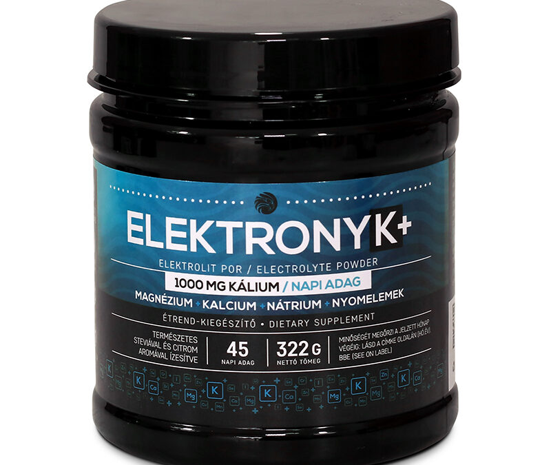 ElektronyK+ elektrolit italpor 1000mg Kálium / napi adag, 346g