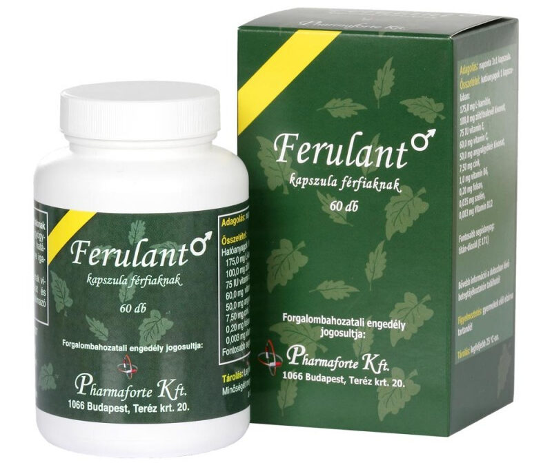 Ferulant férfiaknak spermakép javításra kapszula, 60db