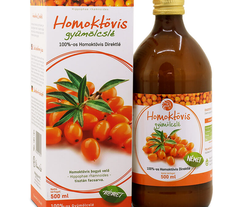 Mannavita HOMOKTÖVIS gyümölcslé 100%-os, 500 ml