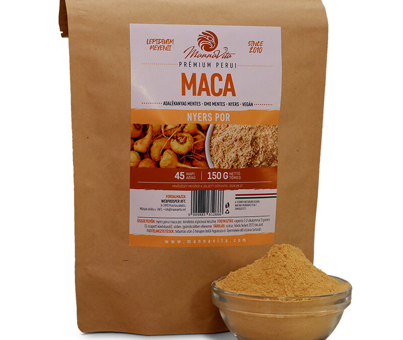 Mannavita perui nyers Maca por, 150g
