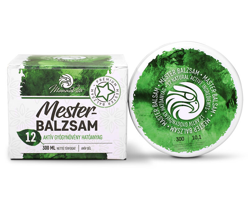 Mannavita Mester BALZSAM, 12 aktív növényi hatóanyag, 300ml