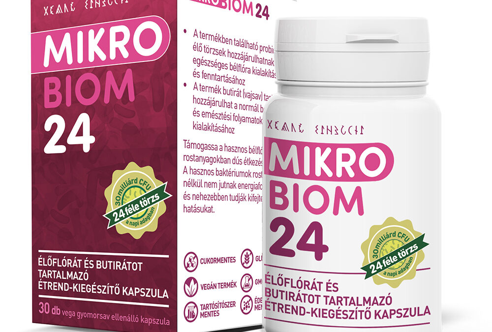 MIKROBIOM-24 élőflóra tartalmú készítmény, 30 db