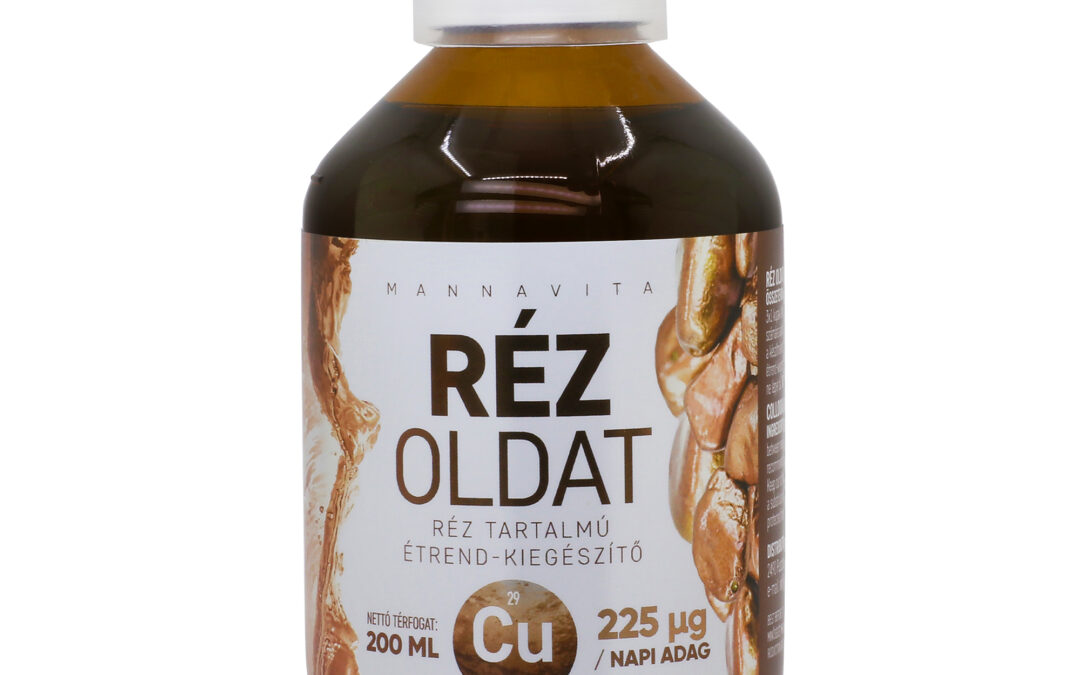 Mannavita Réz oldat 225µg / napi adag, 200ml – ÜVEGES
