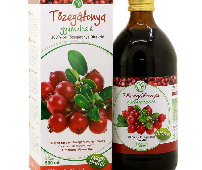 Mannavita TŐZEGÁFONYA gyümölcslé 100%-os, 500 ml (5 + 1 ajándék)