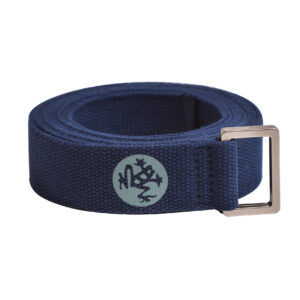 MANDUKA Unfold 2.0 jóga heveder - midnight kék Hossz: 183 cm