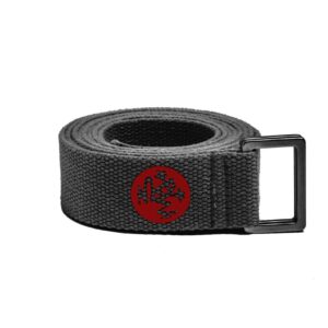 MANDUKA Unfold 2.0 jóga heveder - Thunder (szürke) Hossz: 244 cm