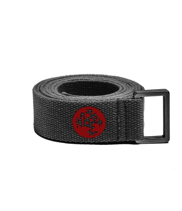 MANDUKA Unfold 2.0 jóga heveder - Thunder (szürke) Hossz: 244 cm