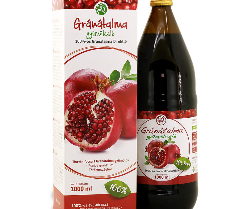 Mannavita GRÁNÁTALMA gyümölcslé 100%-os, 1000ml