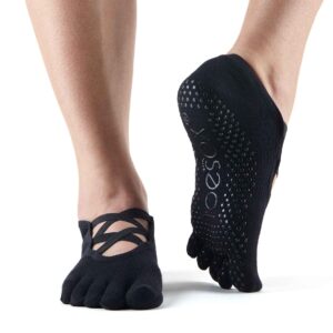 Toesox Fulltoe Elle csúszásgátló zokni (fekete) Méret: M 39-42,5