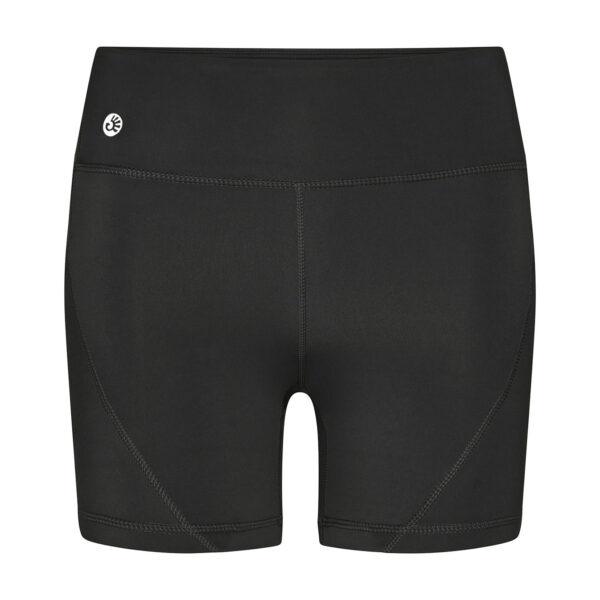 Bodhi Niyama Essentials Női Biker Shortie Leggings rövid biker nadrág jógához és fitneszhez fekete Méret: XL
