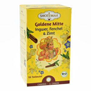 Shoti Maa Tea Ayurvédikus BIO tea gyömbérrel, édesköménytel és fahéjjal 16 x 2g