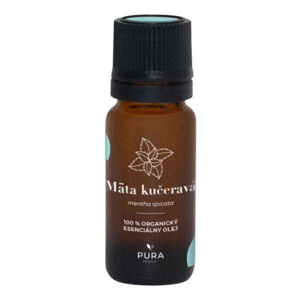 PURA product PURA 100% tisztaságú bio illóolaj  menta 10 ml FOOD GRADE