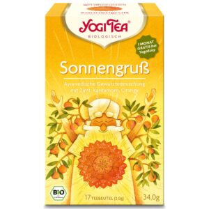 Yogi Tea Sun Salutation Tea  (Sonnengruss) gyógynövénytea 17 x 2 g