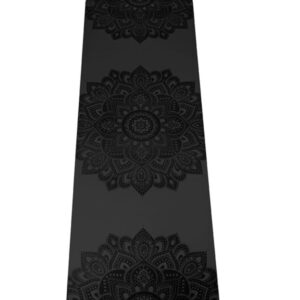 Yoga Design Lab the Infinity Mat Mandala Charcoal 5 mm jógaszőnyeg hordszíjjal