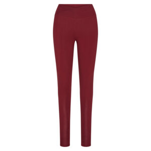 Bodhi Yamadhi Bodhi Yoga Yamadhi Basic Leggings keresztezett derékrésszel BIO pamut leggings bordó-piros Méret: L