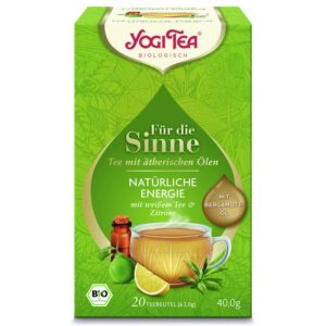 Yogi Tea Natural Energy fehér gyógynövénytea citrommal és bergamott olajjal 20 x 2 g