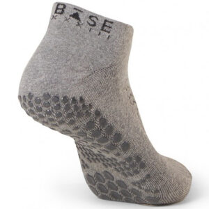 Base 33 férfi sport csúszásgátló zokni Low Rise GRIP alacsony szürke Méret: L 43-45