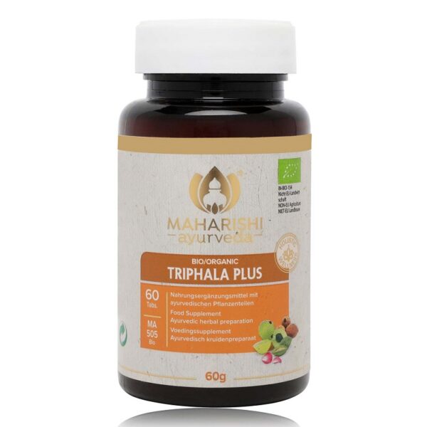 Maharishi Ayurveda Triphala Plus 60, 250 db BIO tabletta Térfogat: 60 db