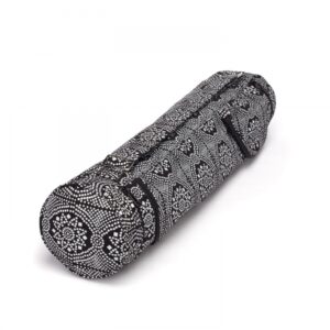 Bodhi Yoga Jóga táska Bodhi Maharaja pamut Bandhani fekete-fehér Hossz: 60 cm