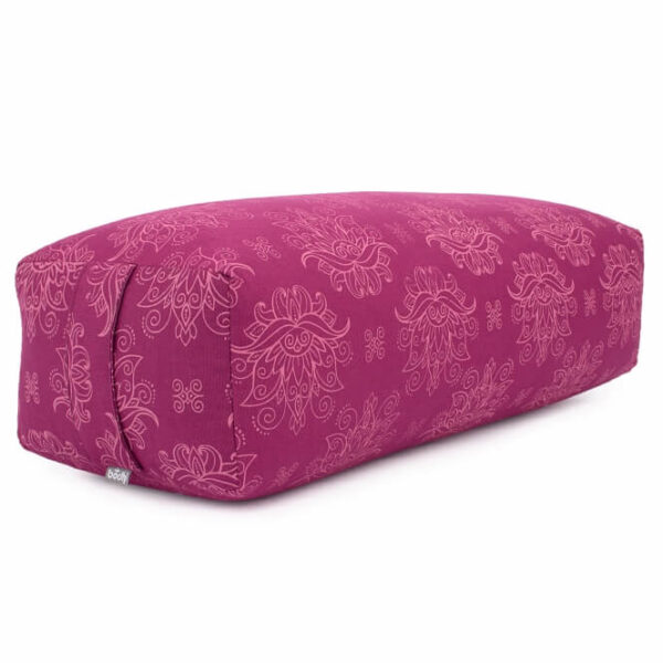 Bodhi Yoga Bodhi Salamba Maharaja Bolster jógához Lotus Berry (rózsaszín) Töltelék: Kapok