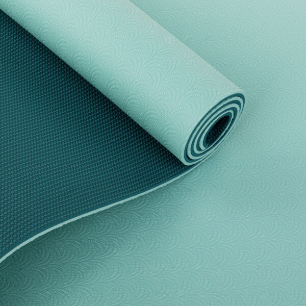 Bodhi Yoga Bodhi Lotus Pro TPE puha jógaszőnyeg 183 x 60 cm x 6 mm Szín: Aqua/Petroleum