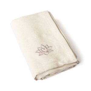 Bodhi Yoga Bodhi Shavasana pamut takaró 150 x 200 cm Szín: Bézs