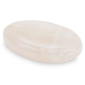 Phoenix Import Flexity Worry Stone csiszolt ovális féldrágakő a nyugtatáshoz - rózsakvarc 4 cm