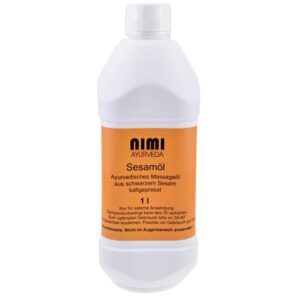 Nimi Ayurveda fekete szezámolaj 100% természetes 1000 ml