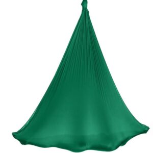 Aerialsilks Aerial Yoga AIR háló és karabiner készlet Fly és Aerial jógához - 6 m Szín: Zöld