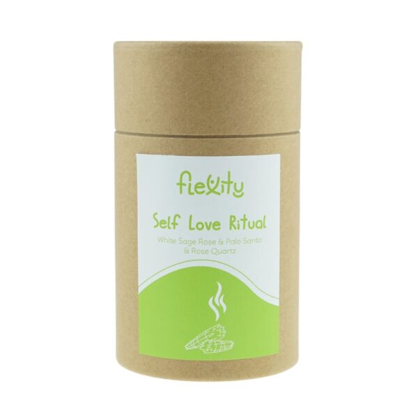 Phoenix Import Flexity Self Love Ritual csomag - Palo Santo, White Sage, Worry Stone rózsakvarc