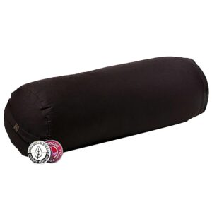Phoenix Import Yogi & Yogini Bolster jógahenger ECO hajdina 100% bio pamut 60 x 16 cm Szín: Fekete