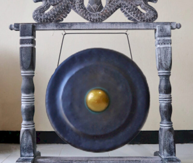 Ancient Wisdom közepes gong állvánnyal 35 cm