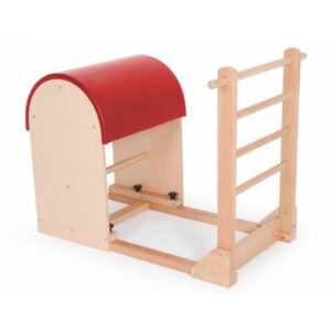 Elina Pilates Ladder Barrel - fa talppal Szín: Piros