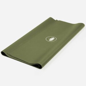Lotuscrafts Yoga Mat Arise Travel gumi utazószőnyeg 185 x 65 cm 1,3 mm Szín: Oil Green