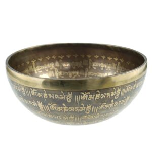 Phoenix Import Tibeti vésett hangtál 20 cm, kézzel készített kalapáccsal