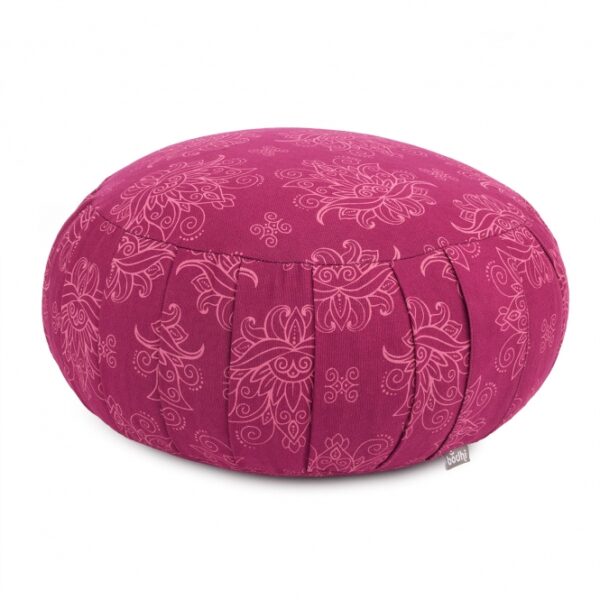 Bodhi Yoga Bodhi Zafu meditációs párna Maharaja 38 cm x 20 cm - tönköly Szín: Rózsaszín